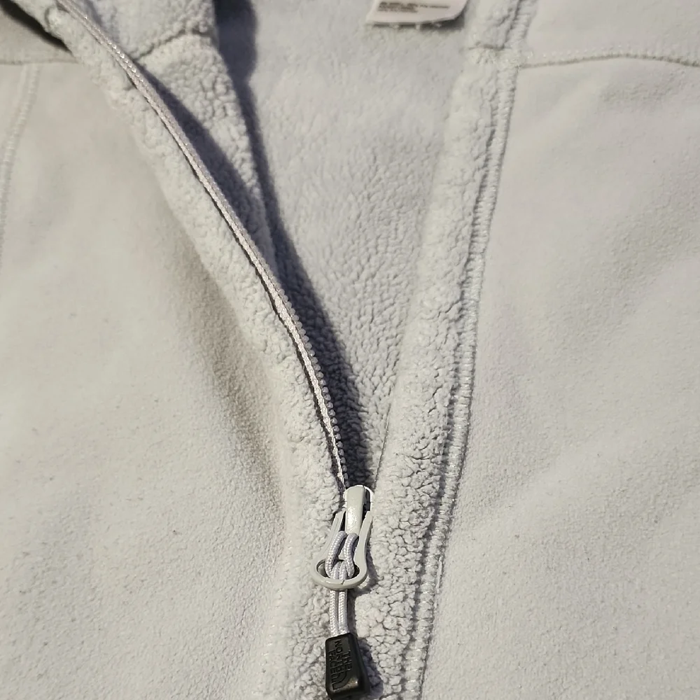 THE NORTH FACE | Morningside Women's Light Gray Cozy Fitted Fleece Jacket‎ | M